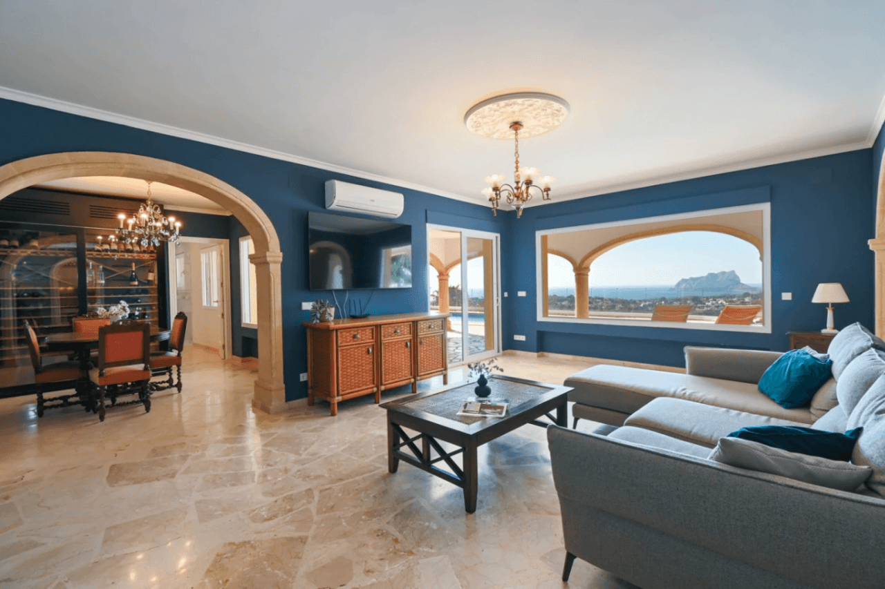 . TWO VILLAS + GUEST APARTMENT . MORAIRA. SEA VIEWS