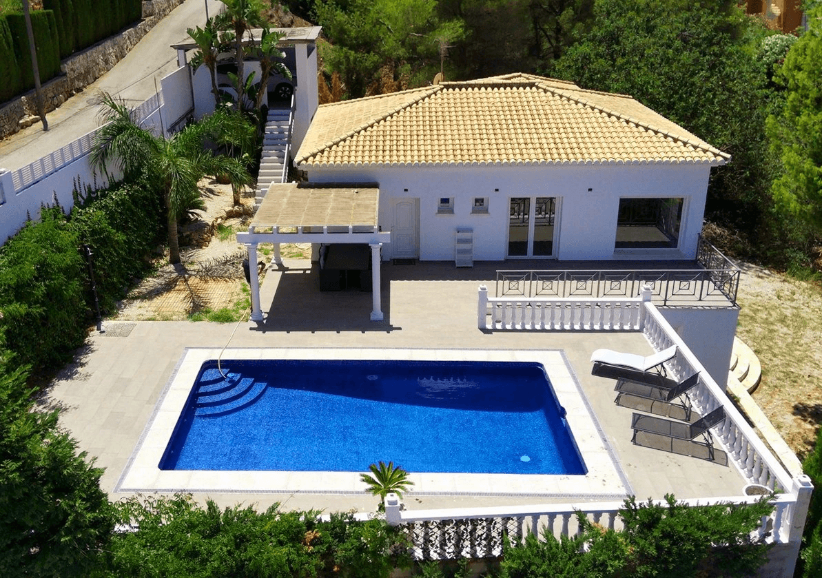 Villa met zeezicht in Denia