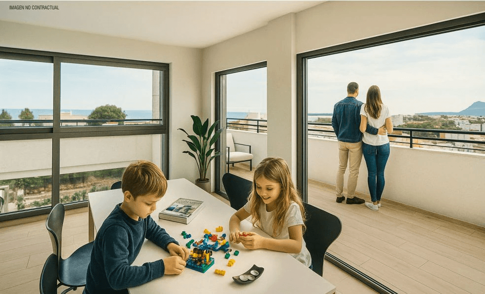 Apartment on the beach of Oliva
