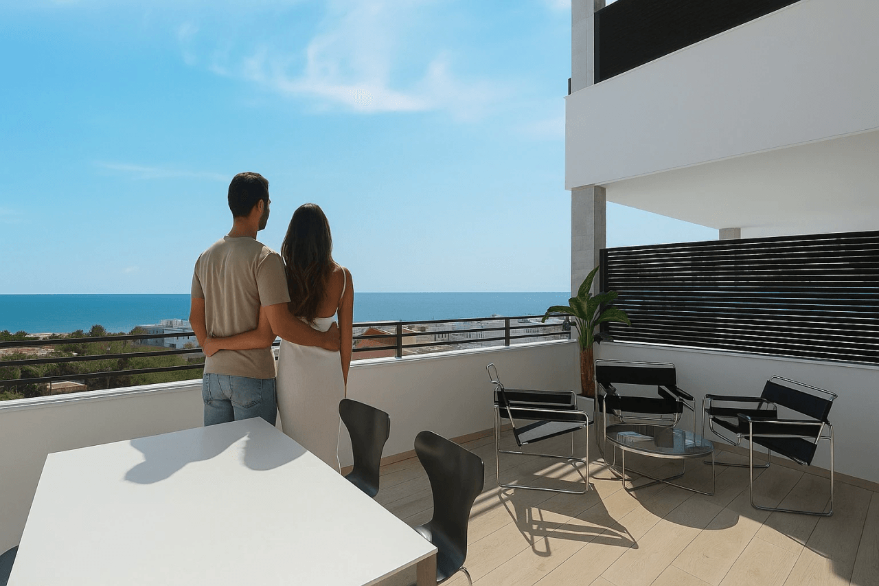 Apartment on the beach of Oliva