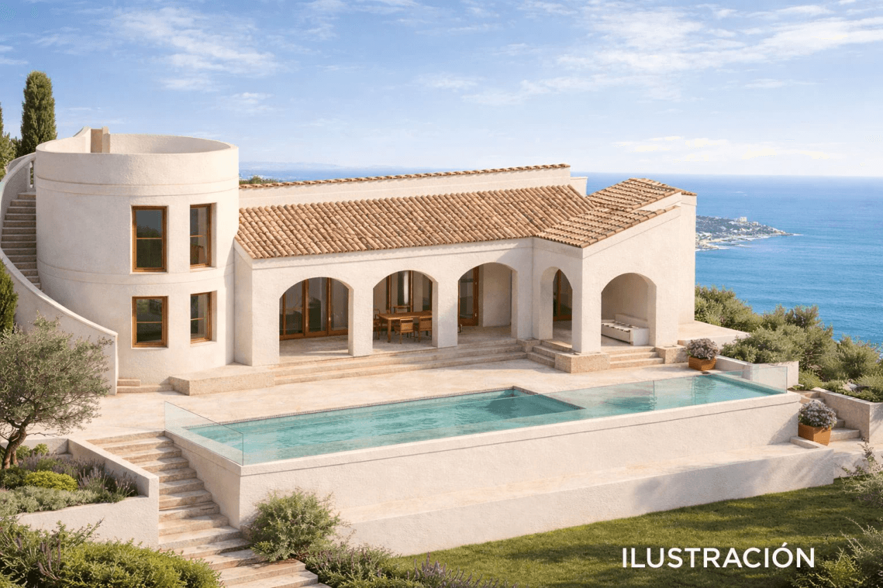 Villa à rénover avec les meilleures vues de Dénia.