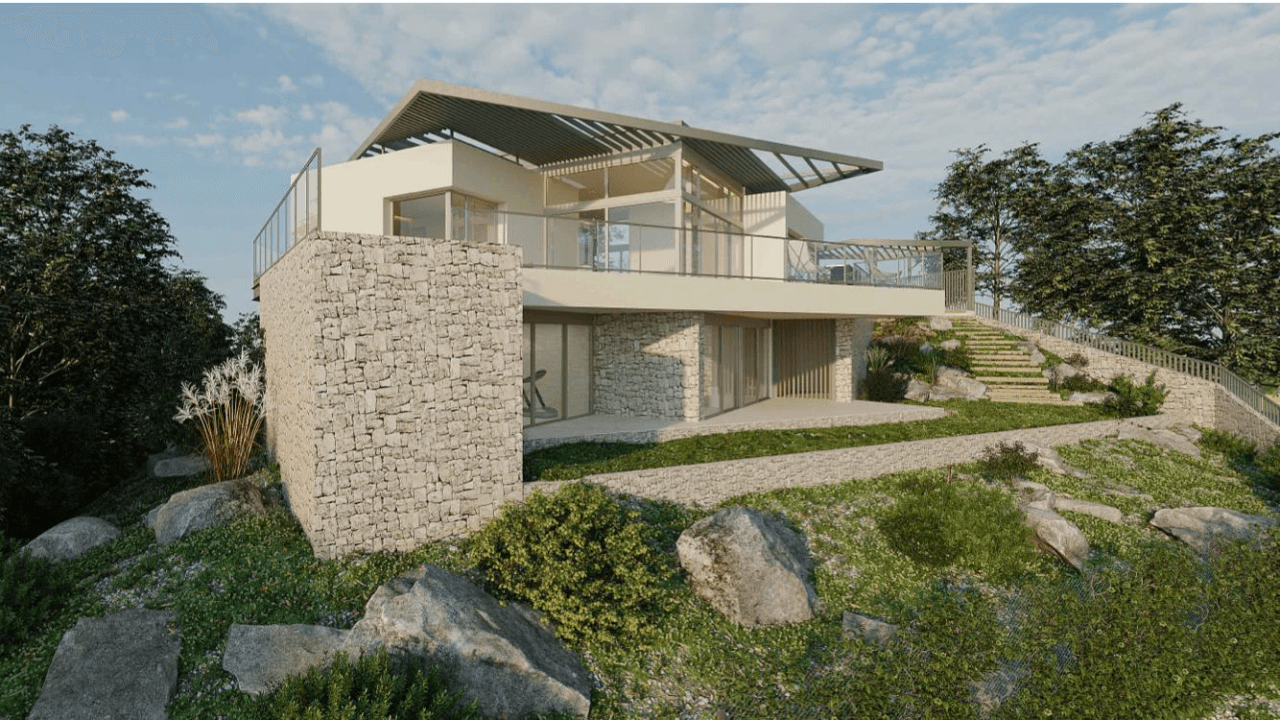 "Montgó House": Author Project with Granted License and Infinite Views in Dénia.