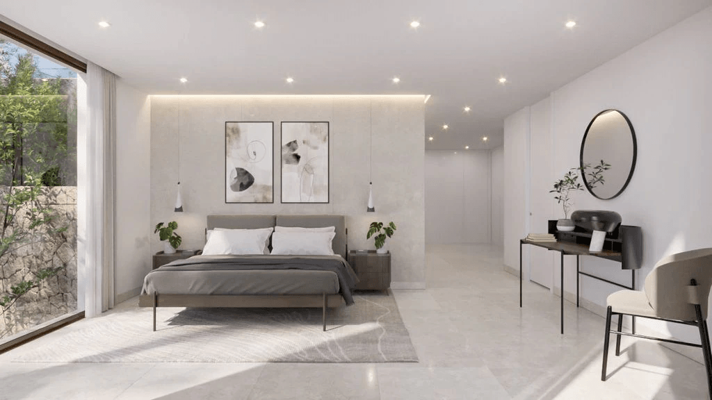 Plot in Dénia, Las Rotas, with building permit and project for a modern villa.