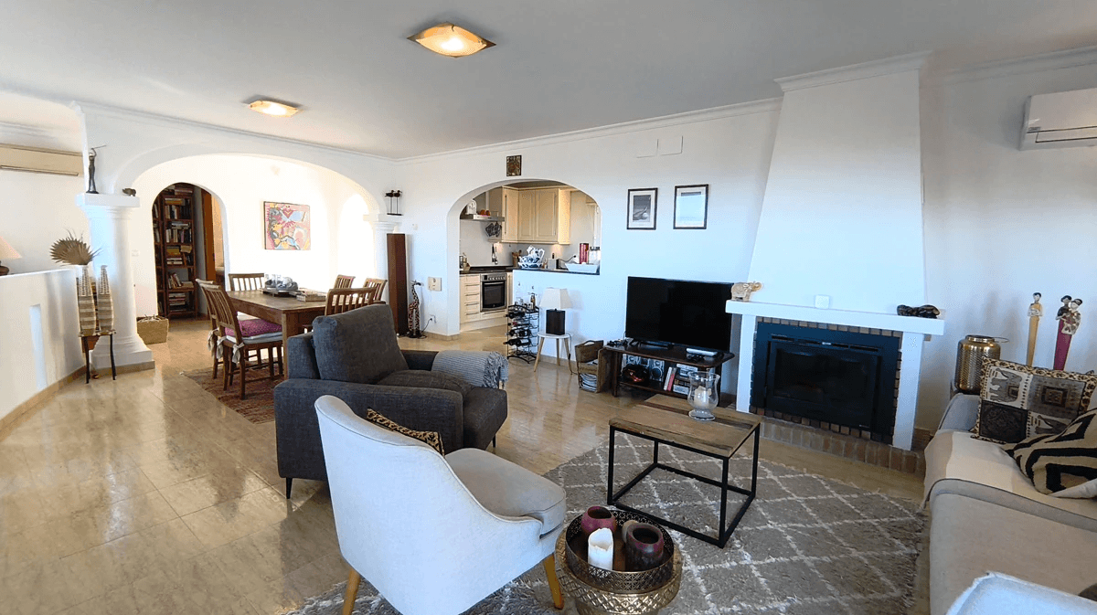 Villa with sea and mountain views in La Sella - Denia