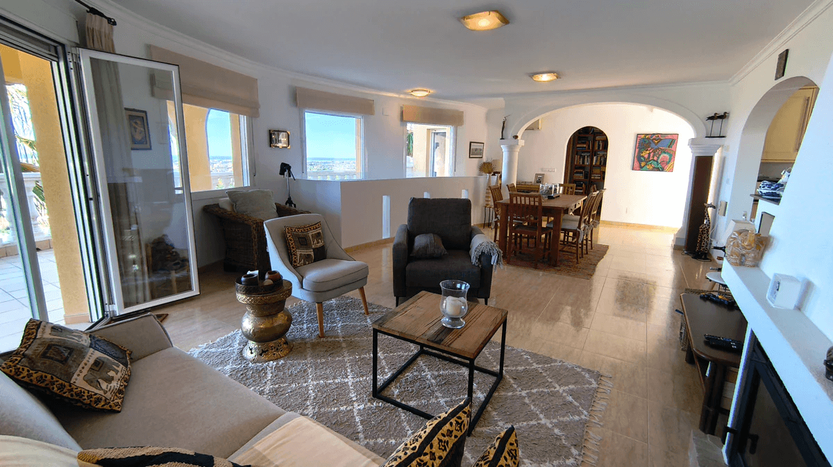 Villa with sea and mountain views in La Sella - Denia