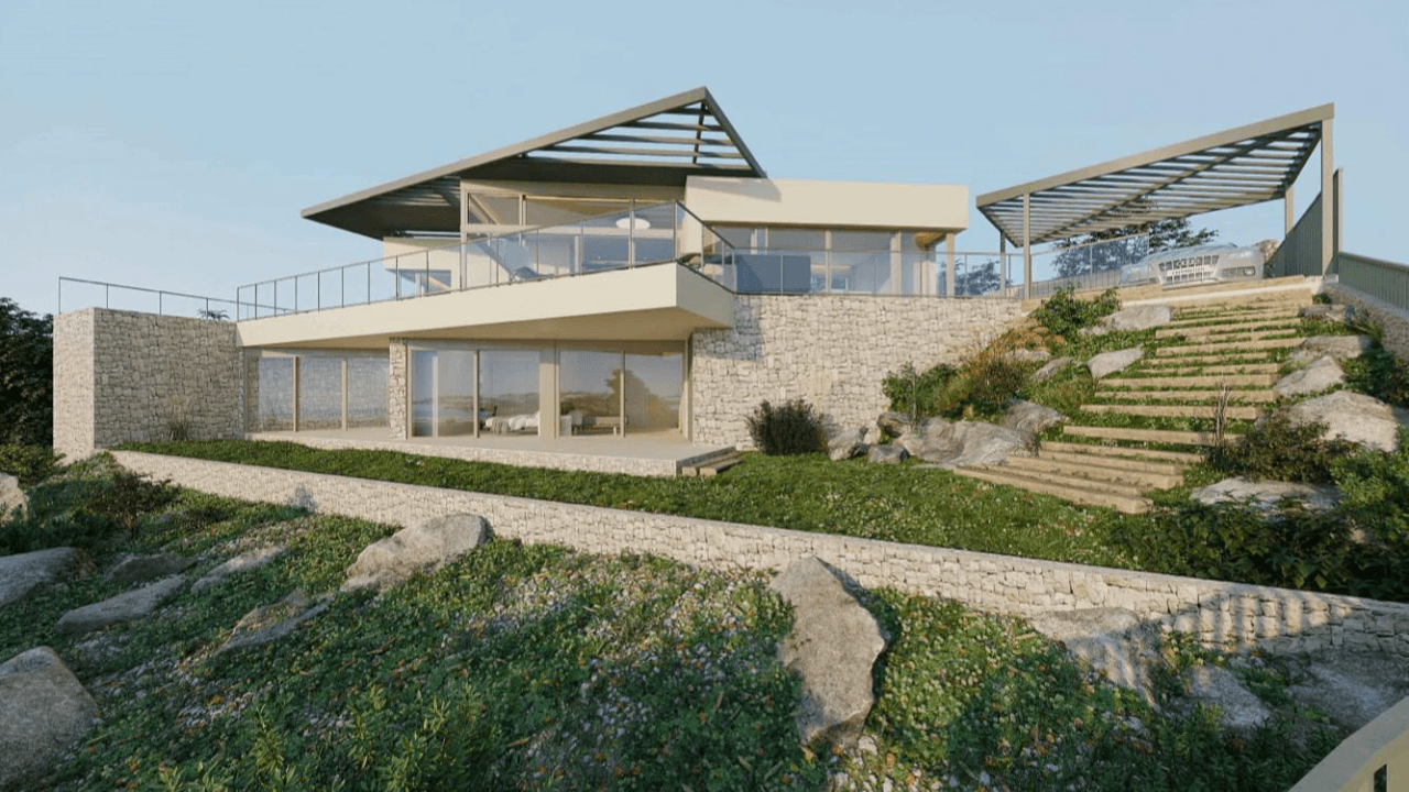 "Montgó House": Author Project with Granted License and Infinite Views in Dénia.