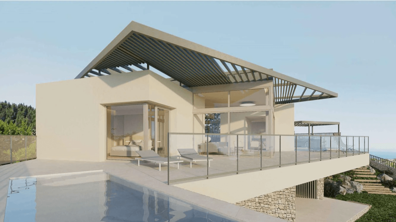 "Montgó House": Author Project with Granted License and Infinite Views in Dénia.