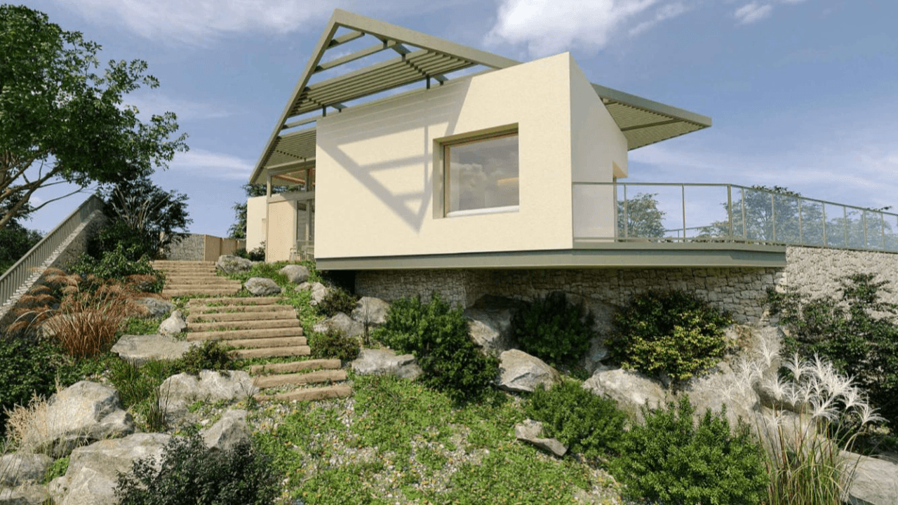 "Montgó House": Author Project with Granted License and Infinite Views in Dénia.