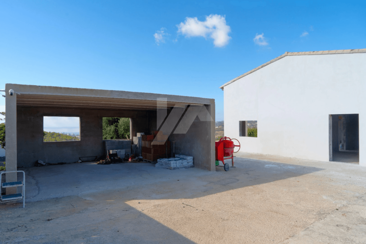 Finca for sale with sea views in Benissa. Costa Blanca.