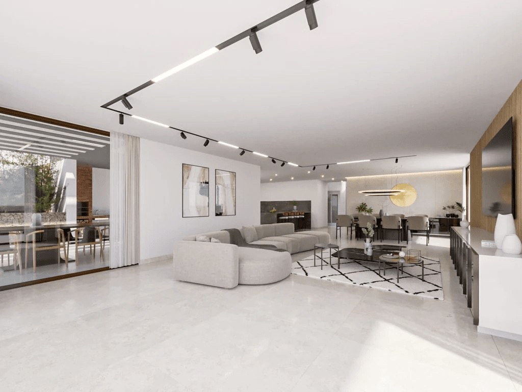 Plot in Dénia, Las Rotas, with building permit and project for a modern villa.