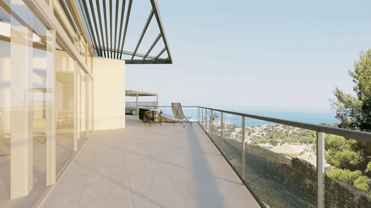 "Montgó House": Author Project with Granted License and Infinite Views in Dénia.