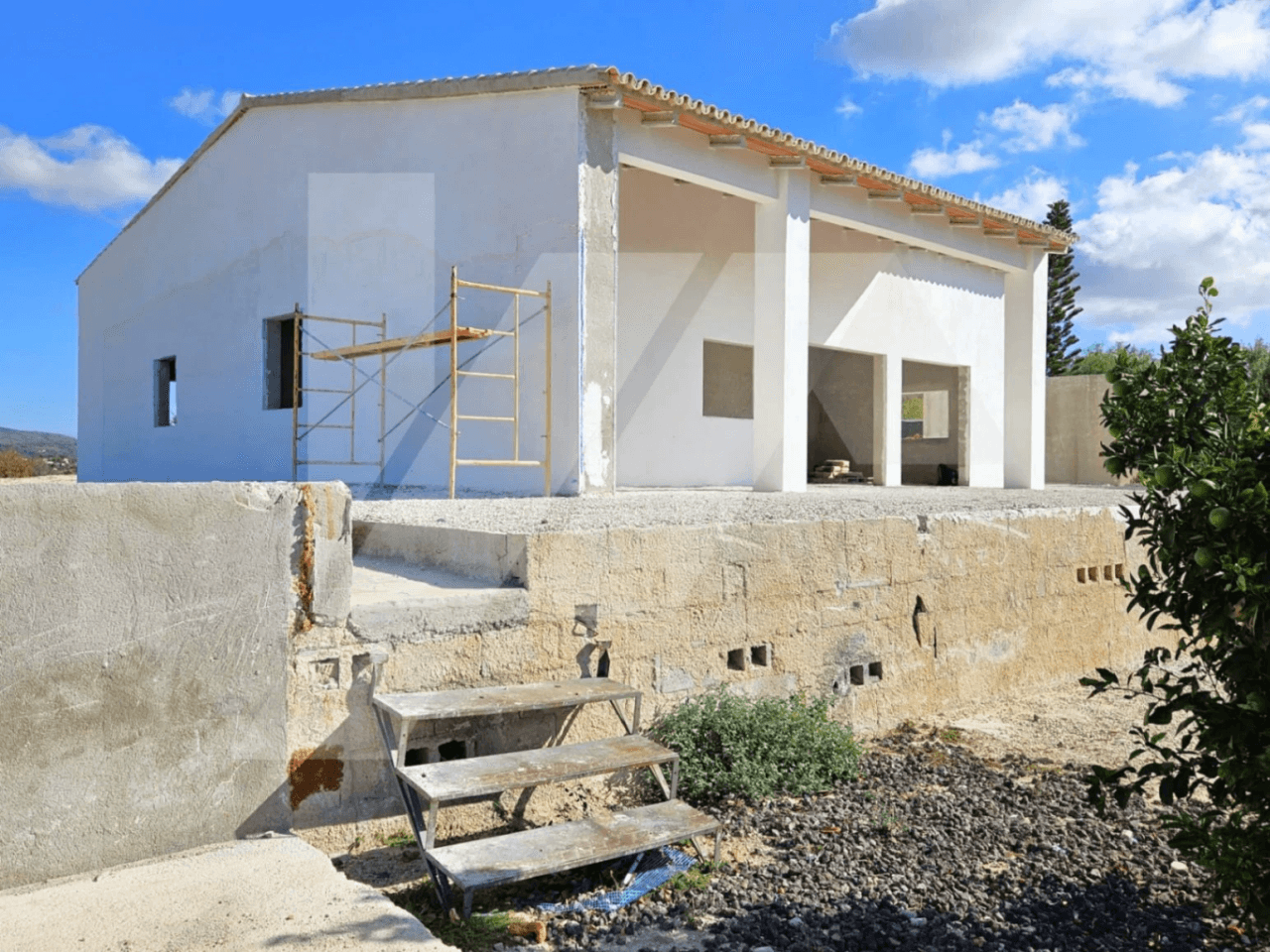 Finca for sale with sea views in Benissa. Costa Blanca.