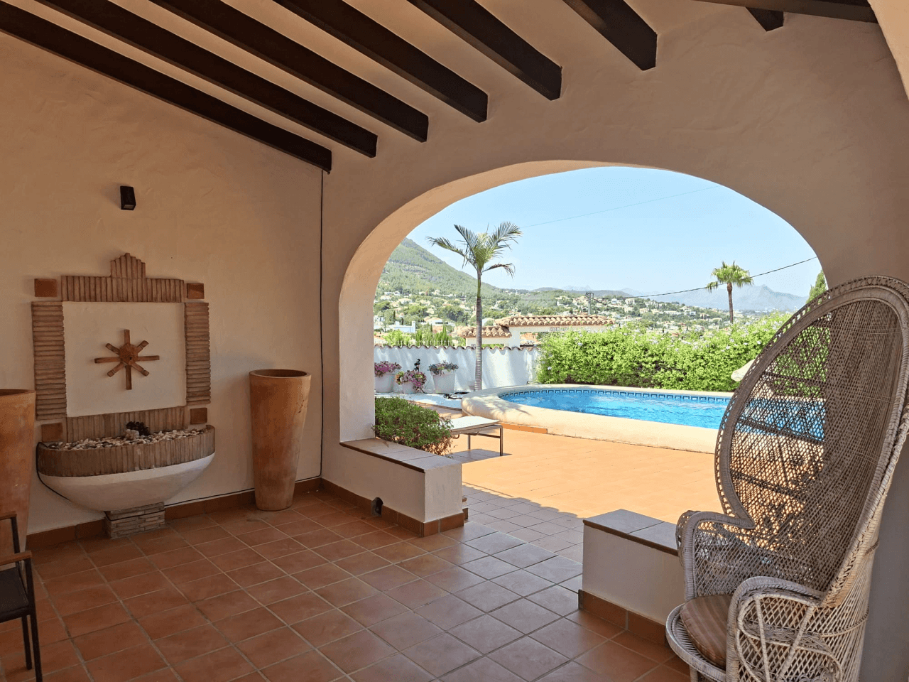 Villa met uitzicht op mar, in El Montgo in Denia