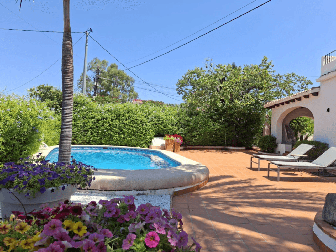 Villa met uitzicht op mar, in El Montgo in Denia