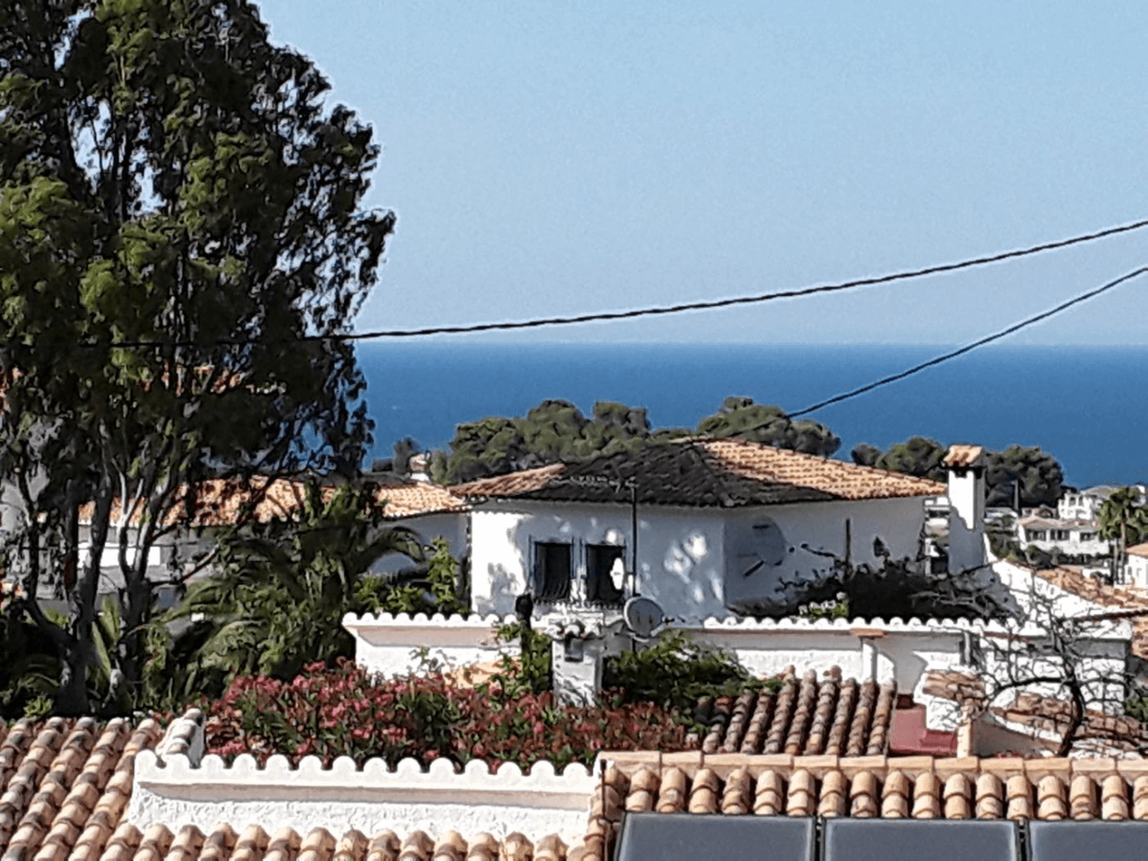 Villa met uitzicht op mar, in El Montgo in Denia