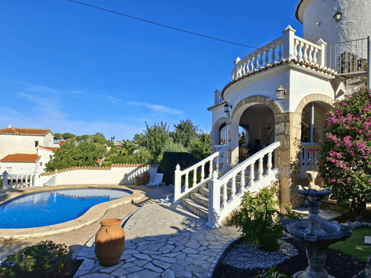 Chalet con vistas al mar y Montgó, Denia