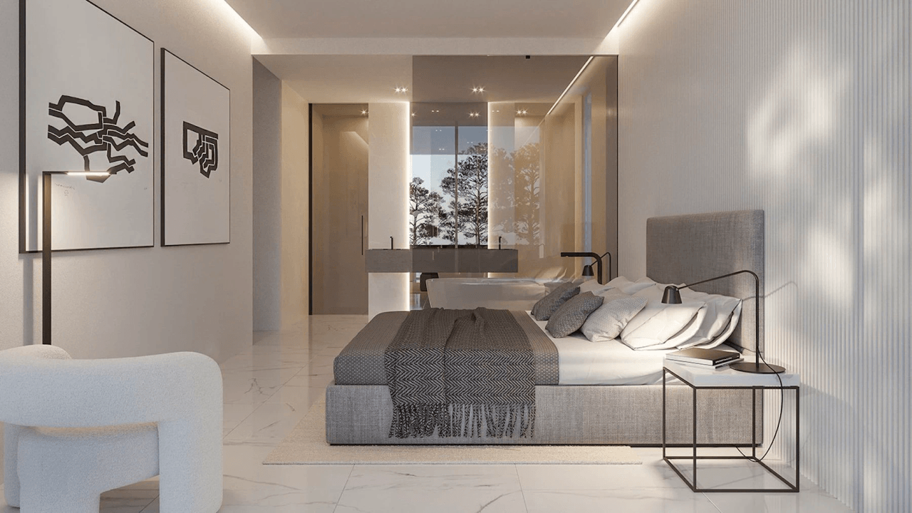 Espectacular proyecto de villa a la venta con vistas al mar en Moraira