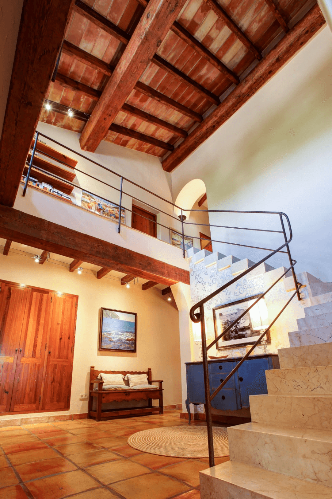 Finca de estilo rústico con imponentes vistas al mar a la venta en Moraira