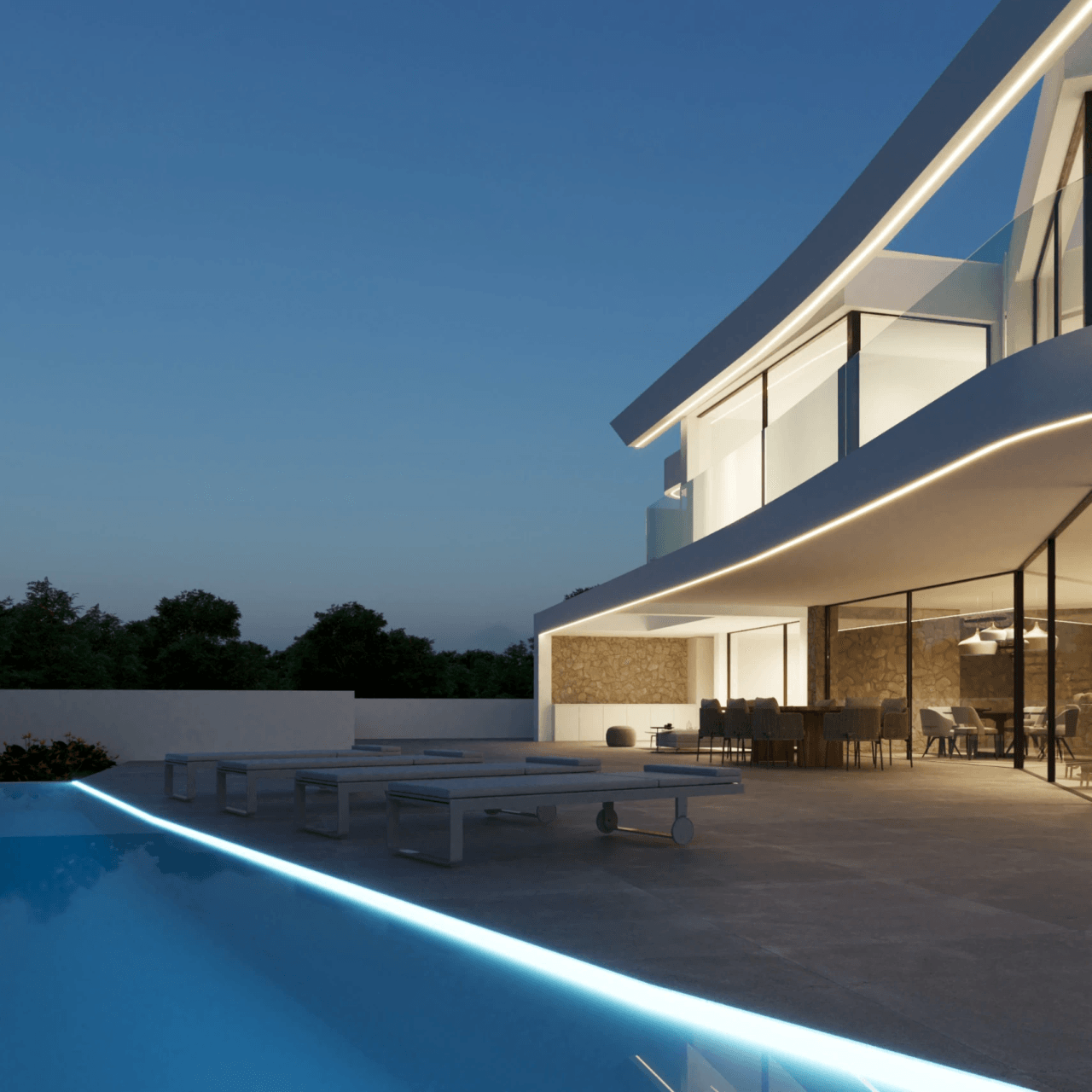 Espectacular proyecto de obra nueva con vistas al mar en Moraira