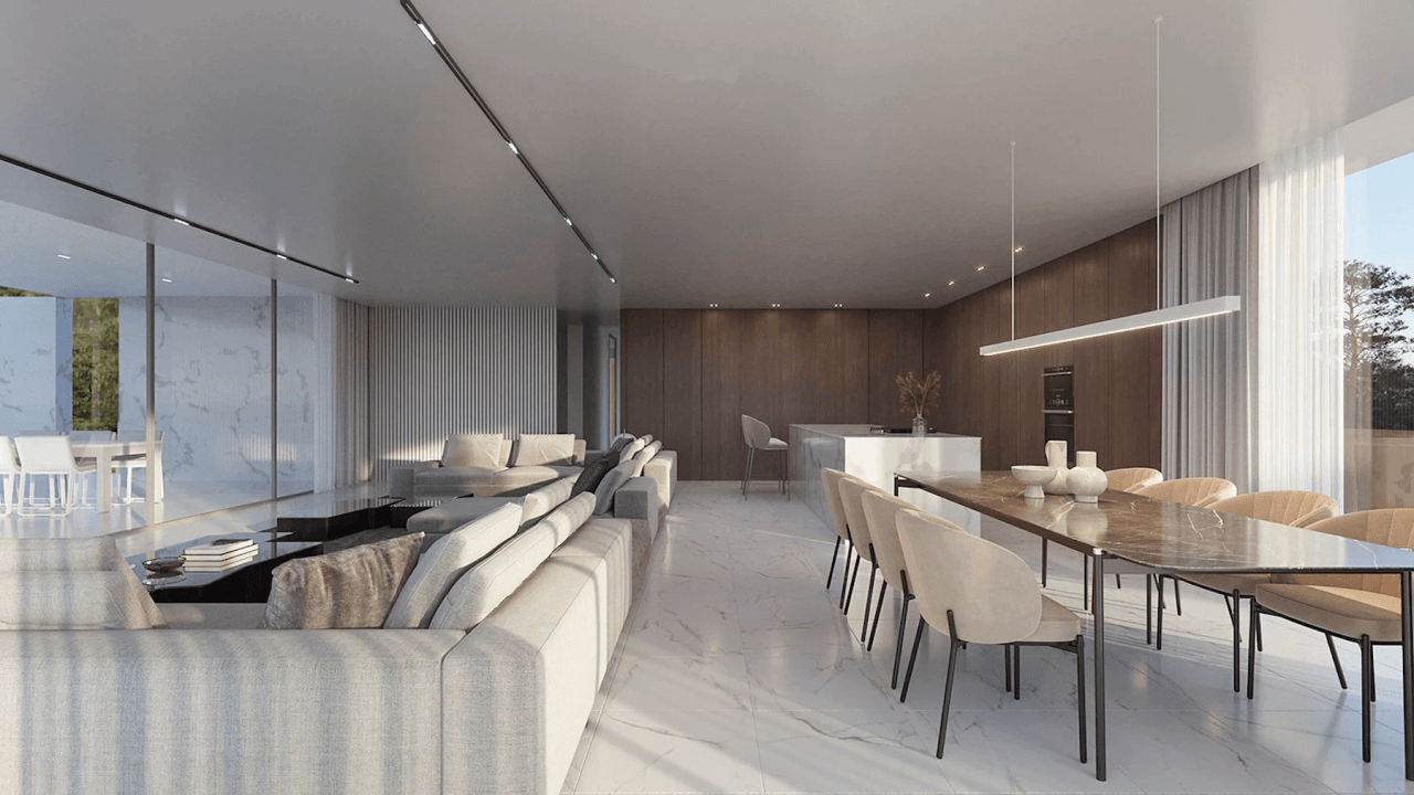 Espectacular proyecto de villa a la venta con vistas al mar en Moraira