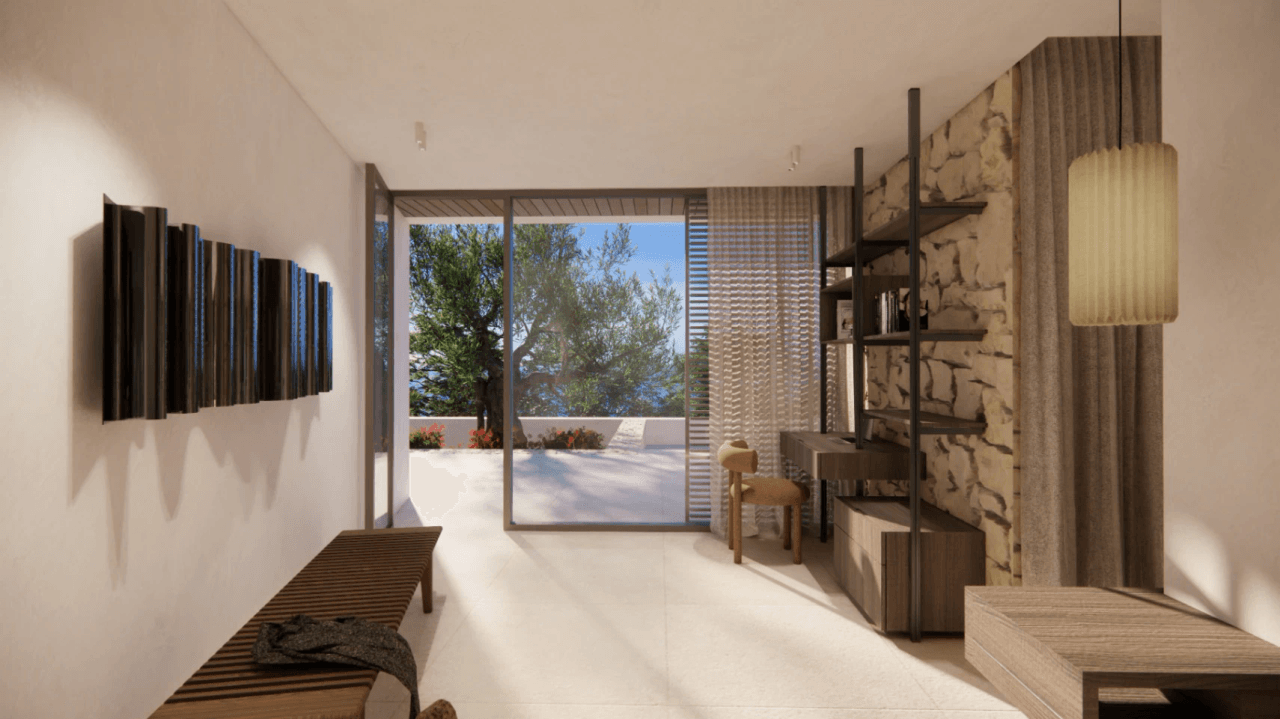 Espectacular proyecto de villa estilo moderno con vistas al mar a la venta en Benissa