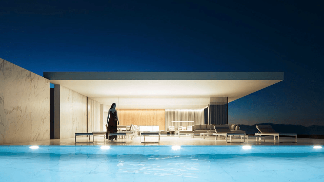 Espectacular proyecto de villa a la venta con vistas al mar en Moraira