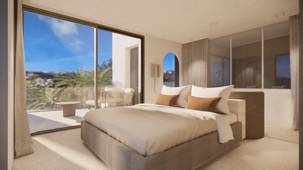Espectacular proyecto de villa estilo moderno con vistas al mar a la venta en Benissa