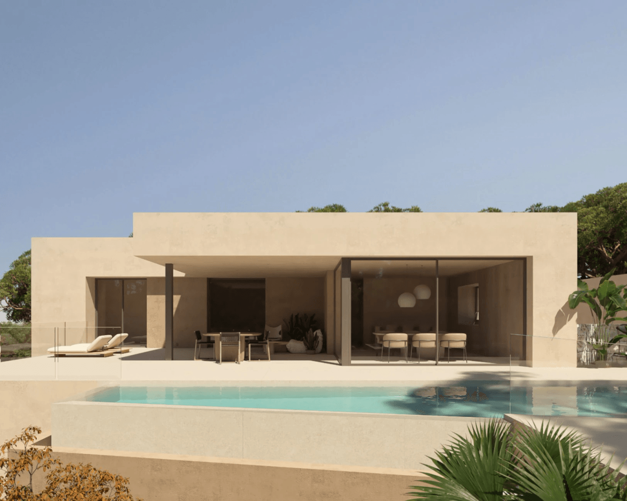 Villa de nueva construcción en Benissa Costa con vistas al mar y cerca de La Fustera