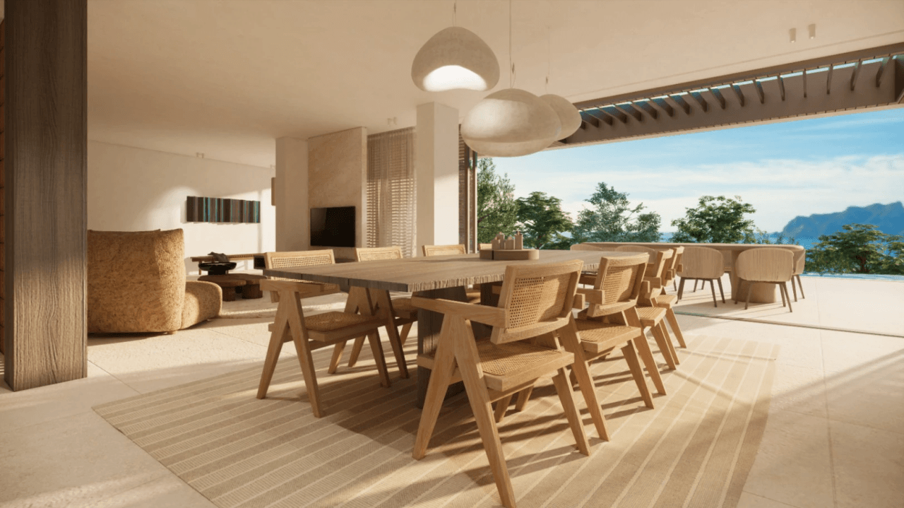 Espectacular proyecto de villa estilo moderno con vistas al mar a la venta en Benissa