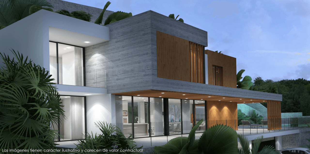 Magnífica villa en proyecto con vistas al mar y a las montañas en Benissa Costa