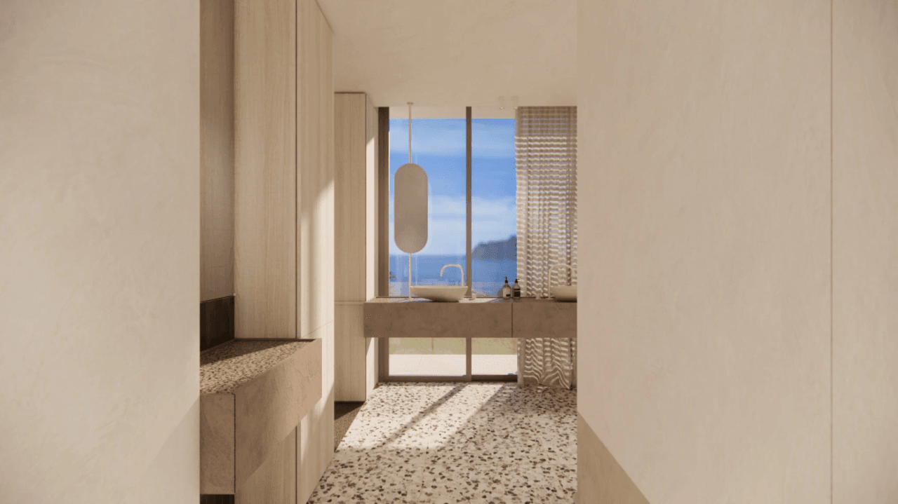 Espectacular proyecto de villa estilo moderno con vistas al mar a la venta en Benissa