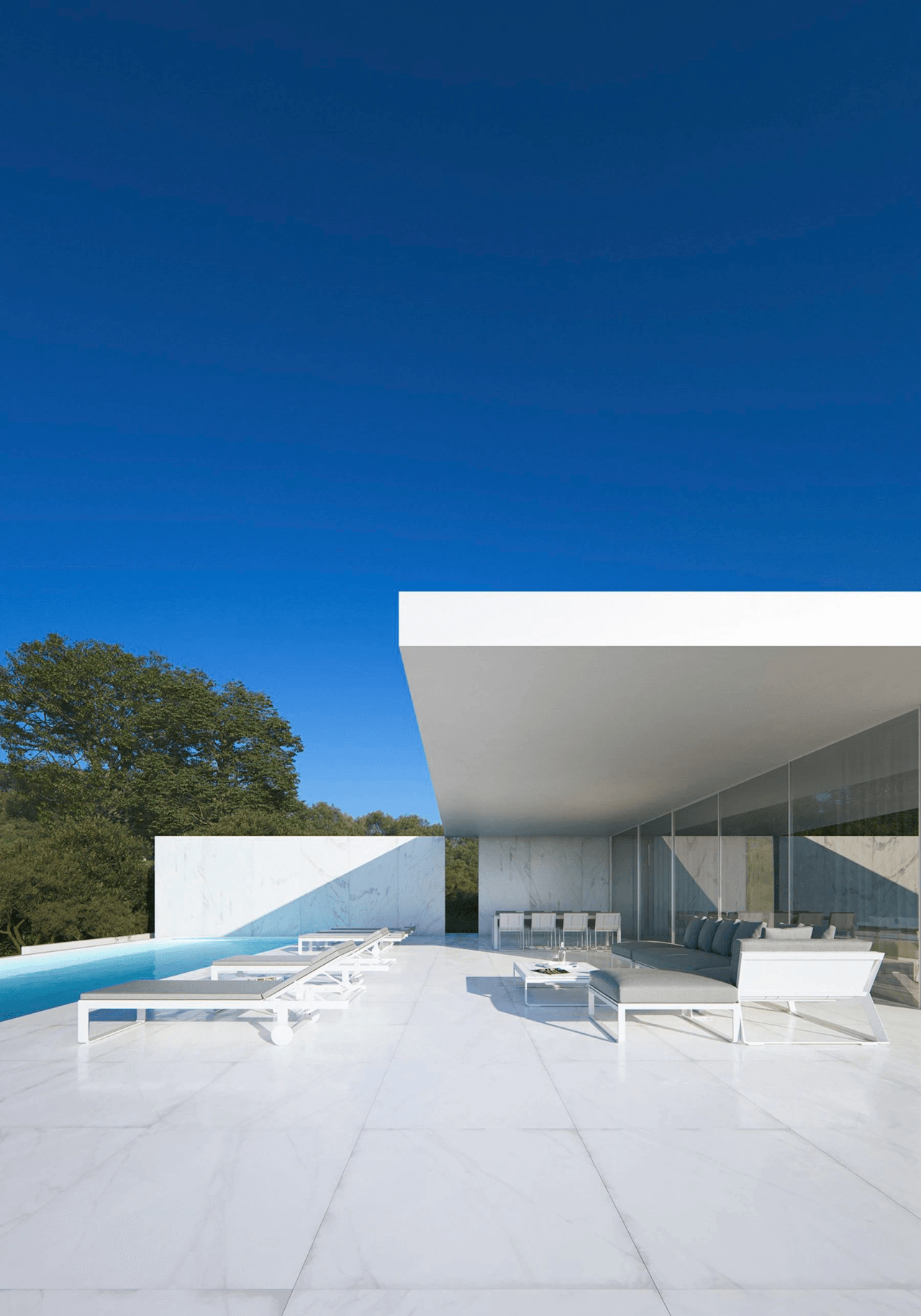 Espectacular proyecto de villa a la venta con vistas al mar en Moraira