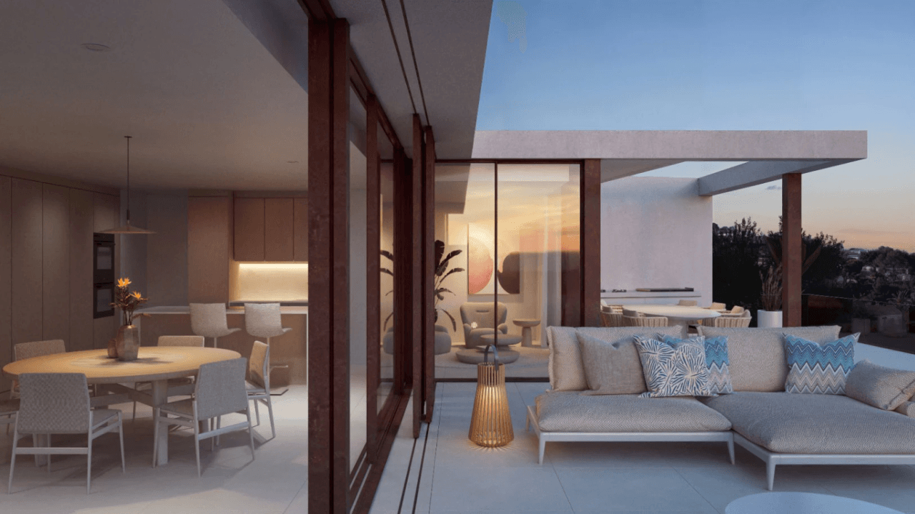 Espectacular proyecto de villa estilo ibicenco con vistas al mar a la venta en Moraira